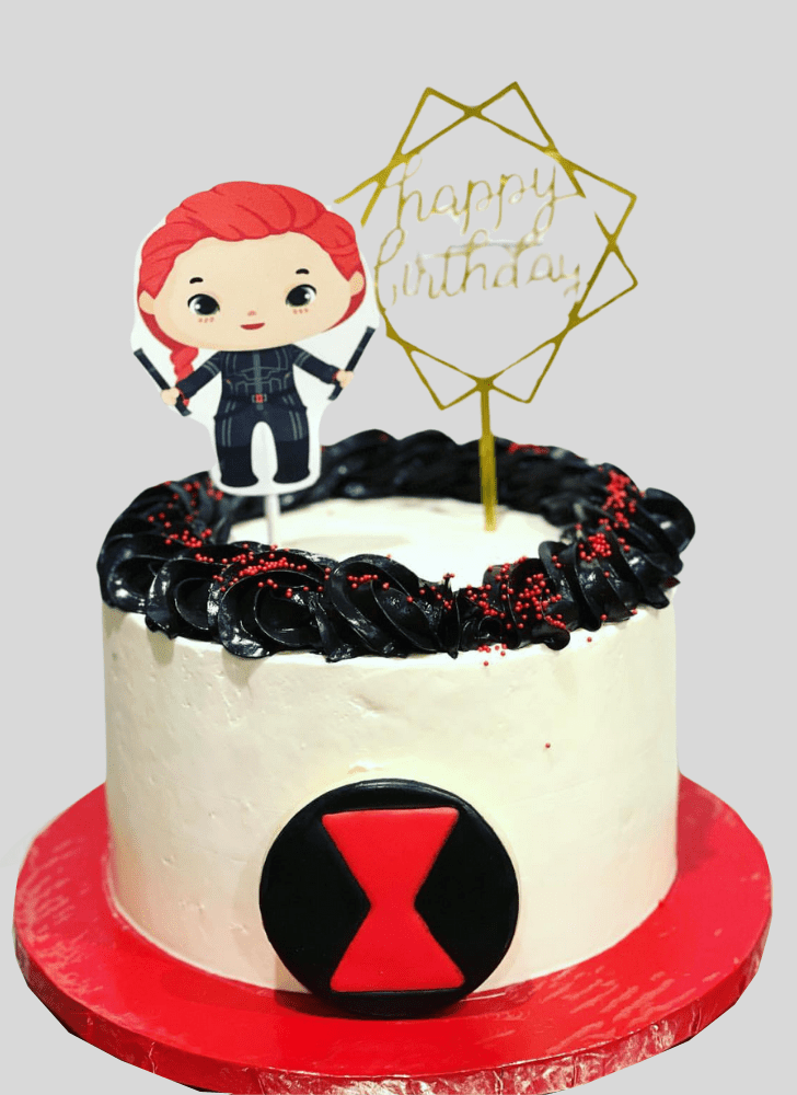 Charming Black Widow Cake