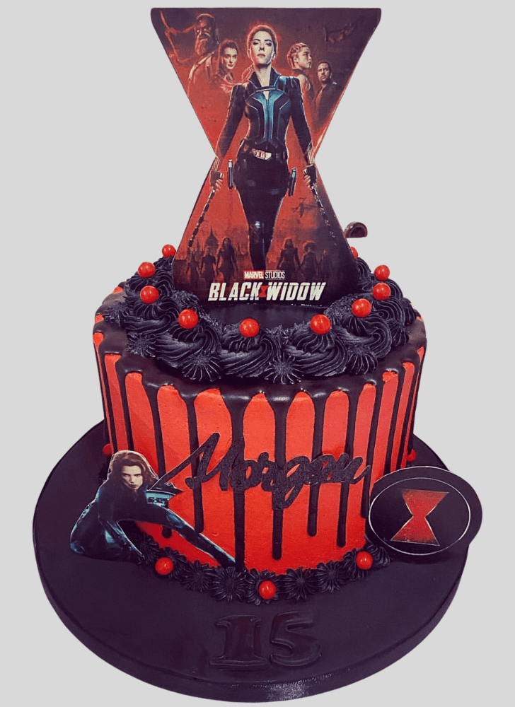 Delightful Black Widow Cake