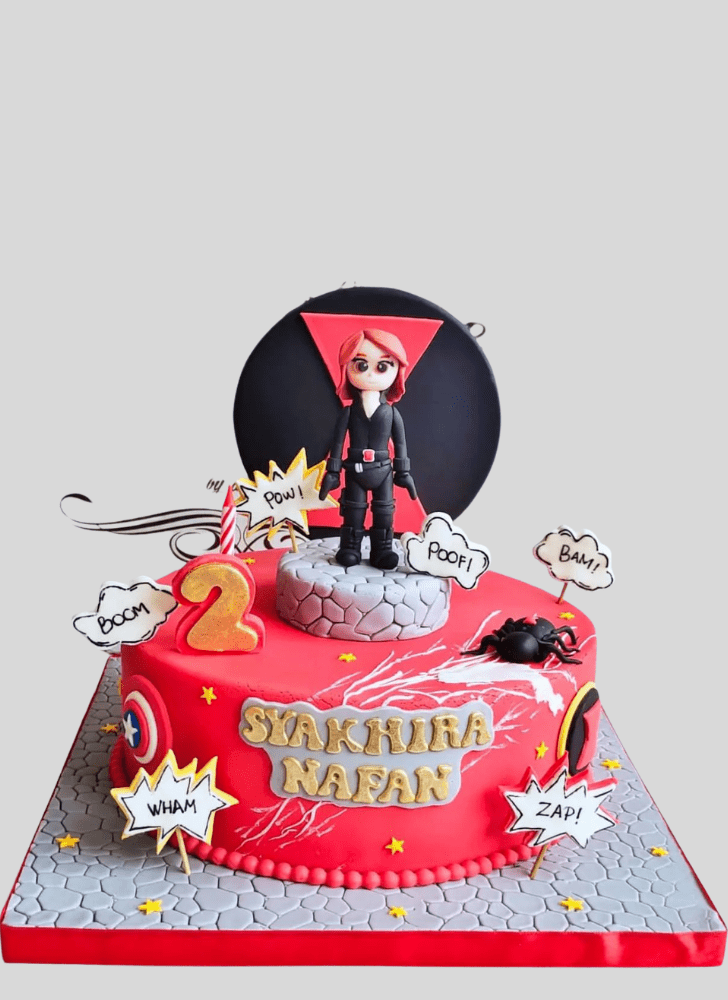 Fine Black Widow Cake