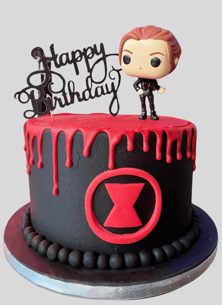 Handsome Black Widow Cake