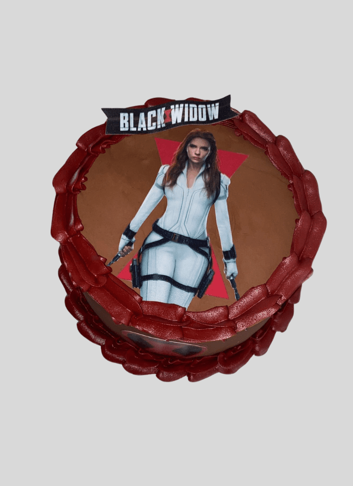 Inviting Black Widow Cake