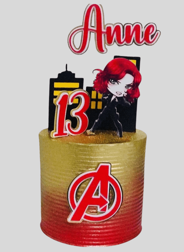 Ravishing Black Widow Cake