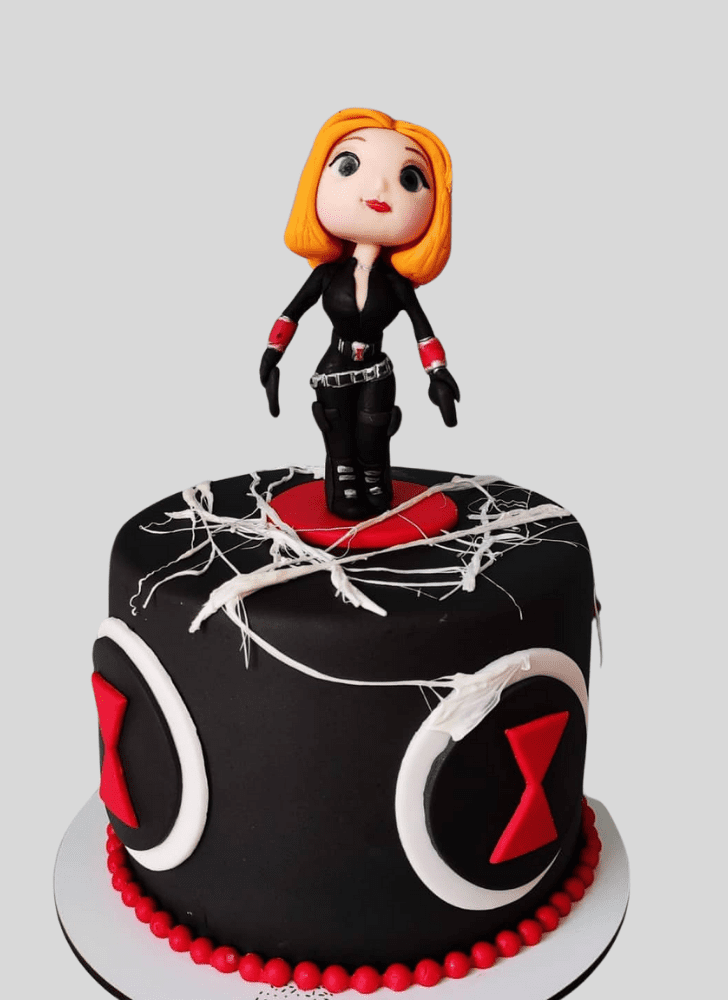 Resplendent Black Widow Cake