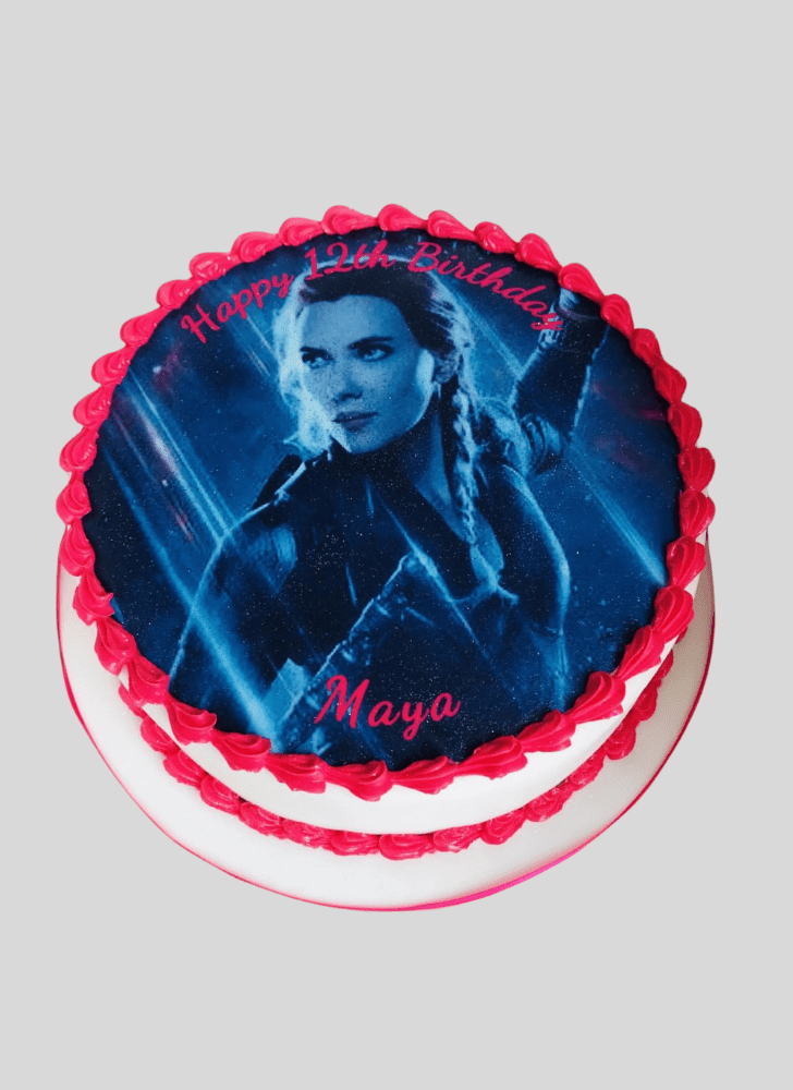 Slightly Black Widow Cake