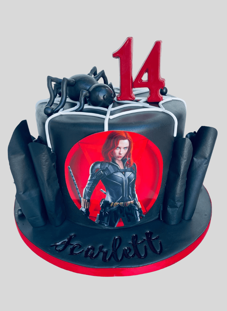 Stunning Black Widow Cake