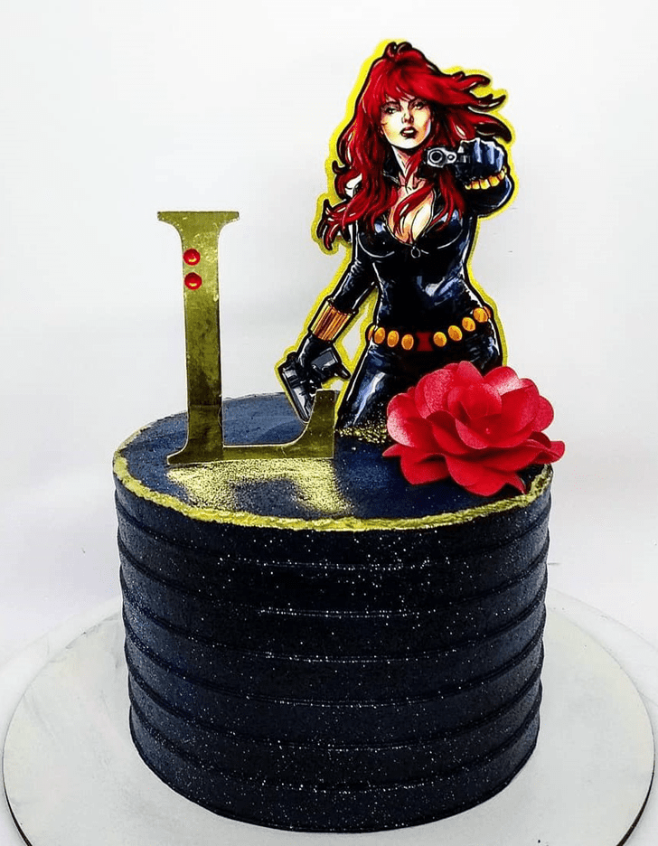 Alluring Black Widow Cake
