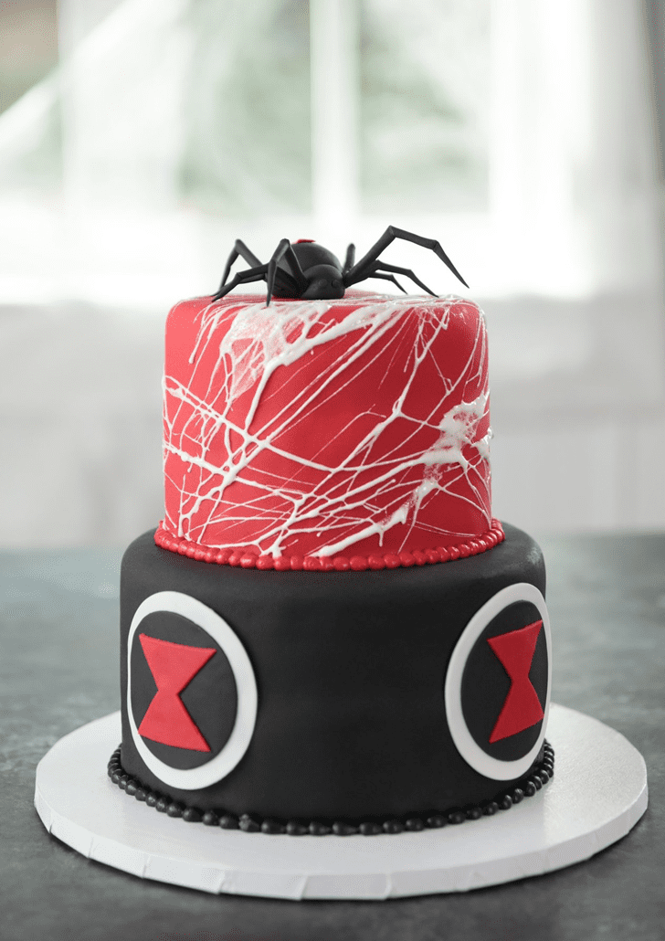 Appealing Black Widow Cake