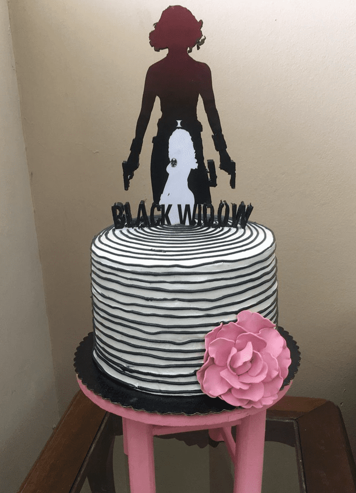 Beauteous Black Widow Cake