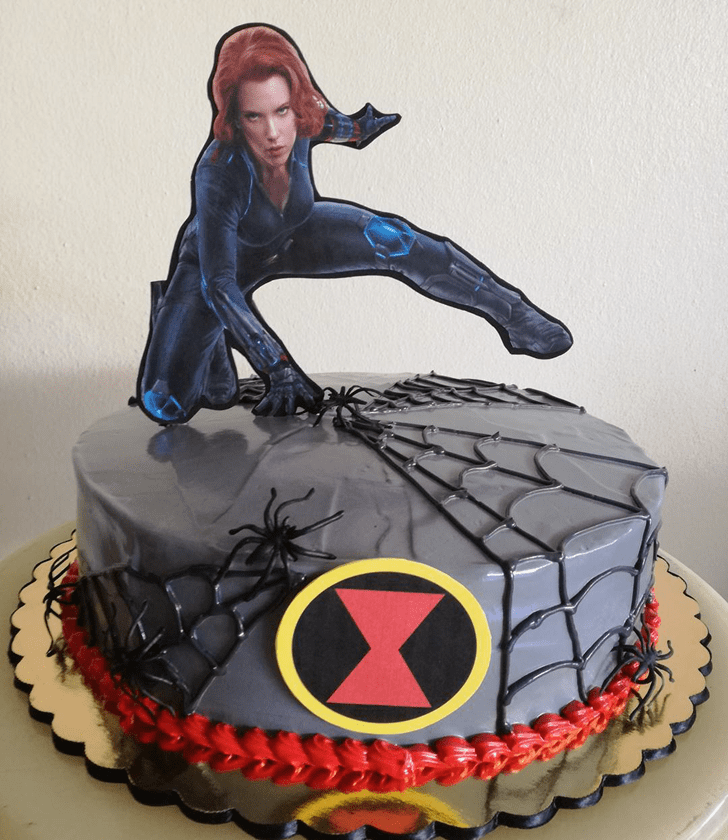Cute Black Widow Cake