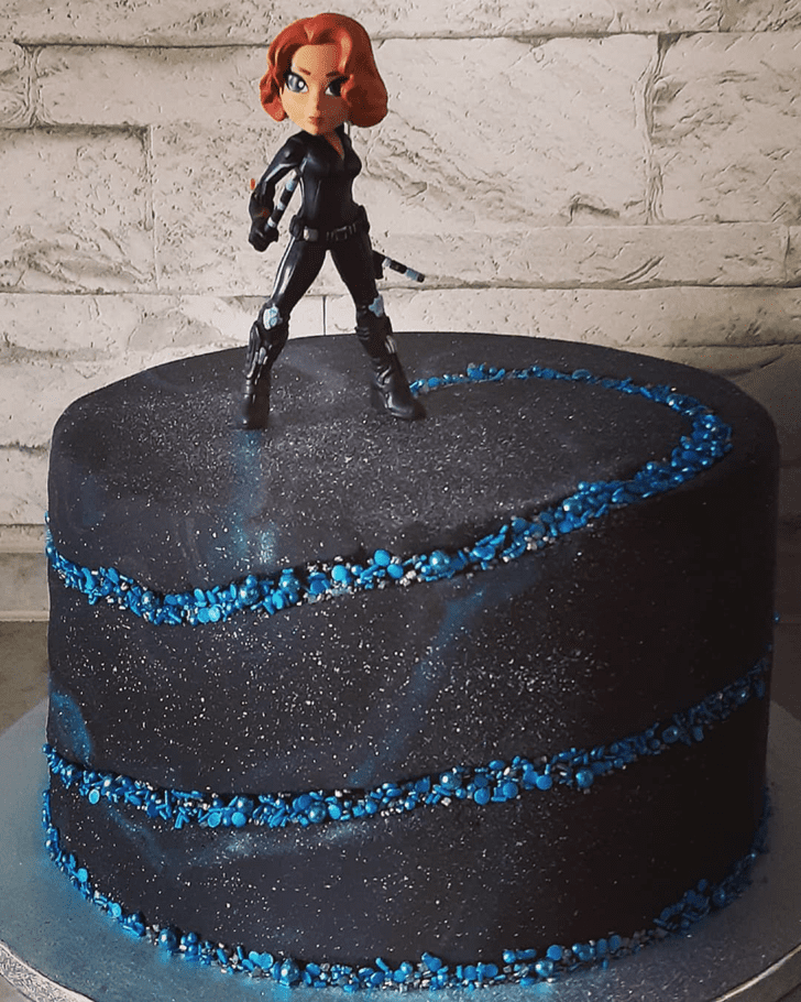 Delicate Black Widow Cake