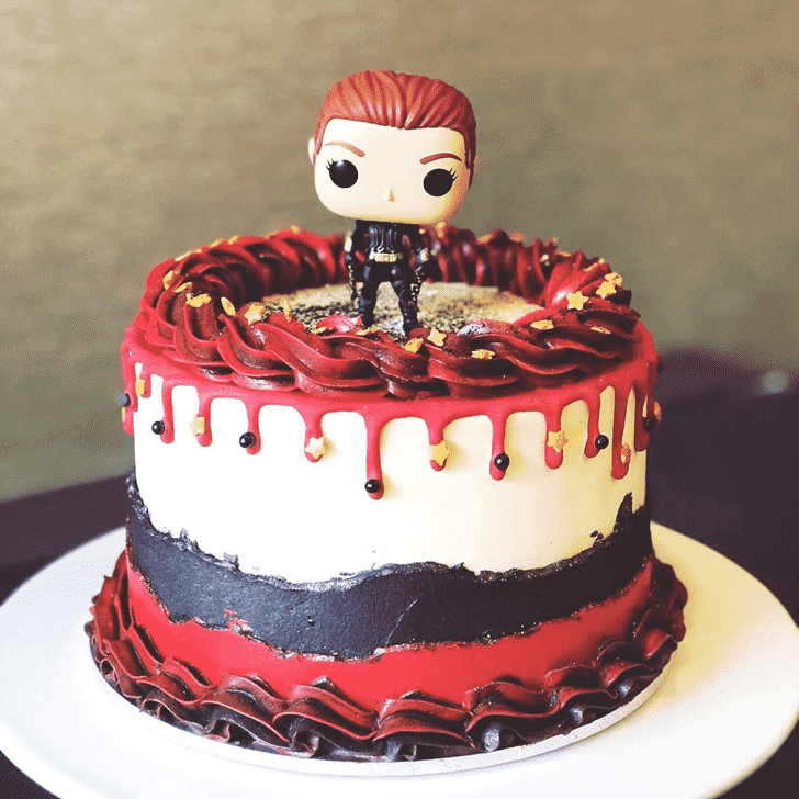Marvelous Black Widow Cake