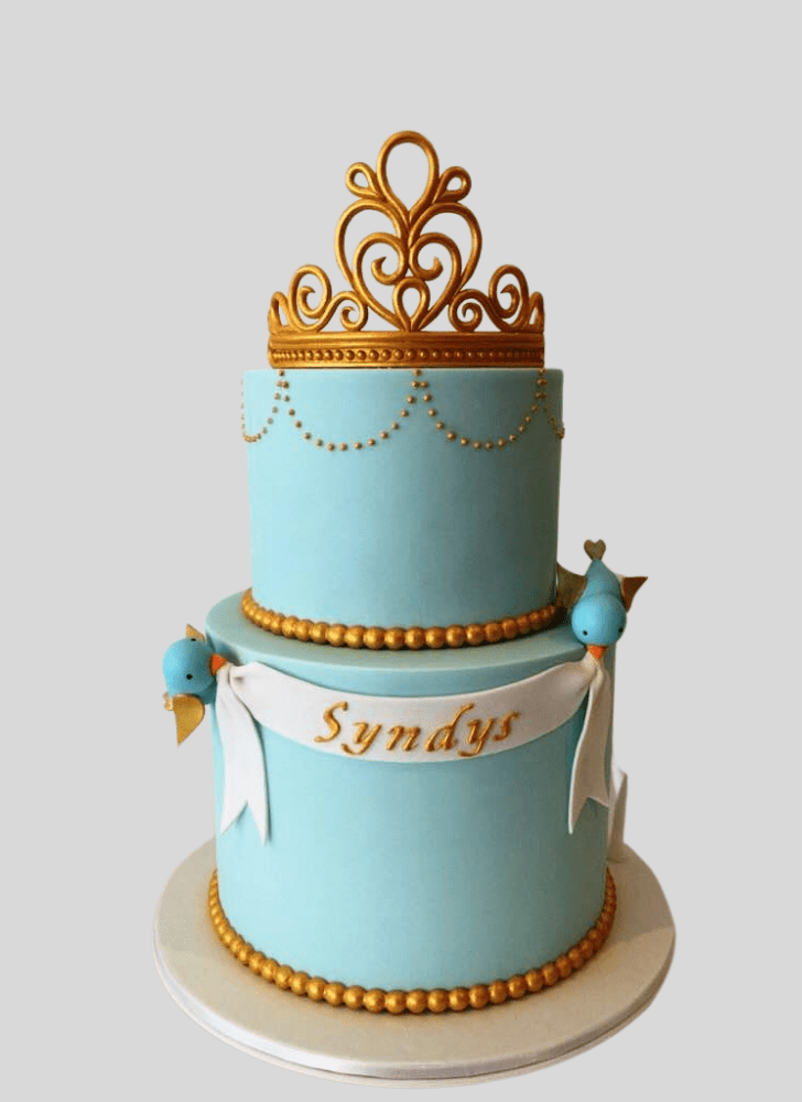 Cute Blue Bird Cake