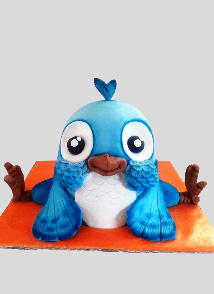 Enthralling Blue Bird Cake