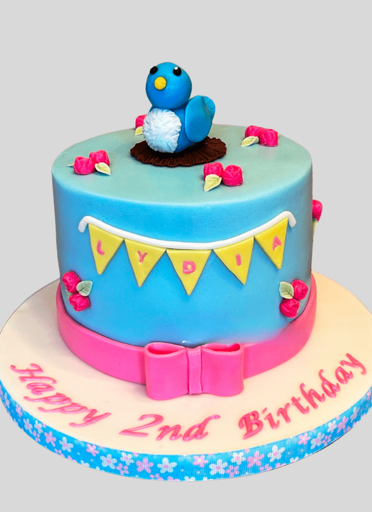 Fair Blue Bird Cake