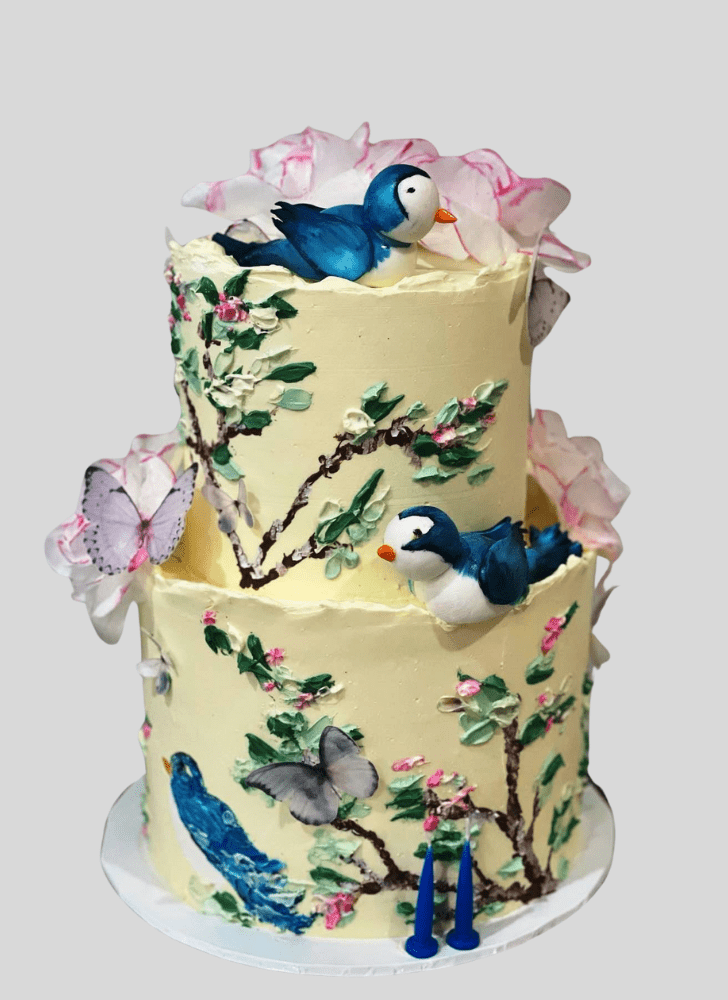 Fetching Blue Bird Cake