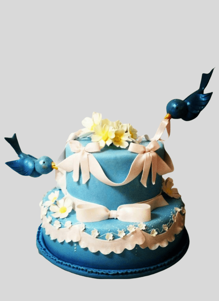 Magnetic Blue Bird Cake