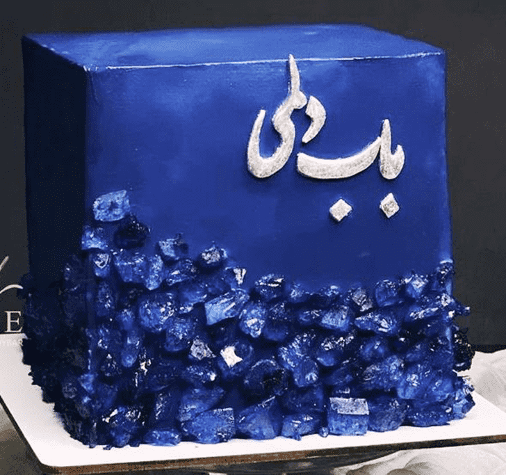 Admirable Blue Cake Design