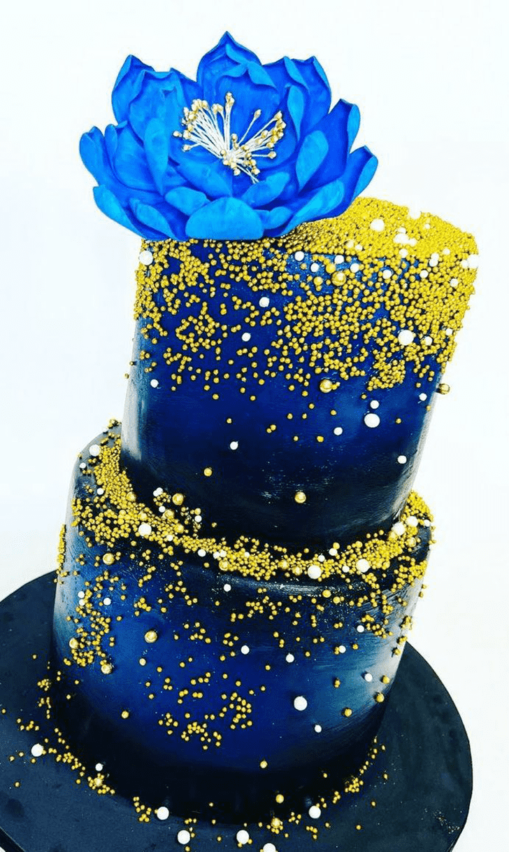 Beauteous Blue Cake