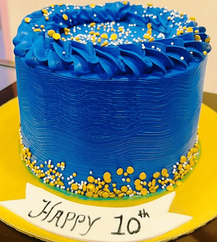 Fascinating Blue Cake