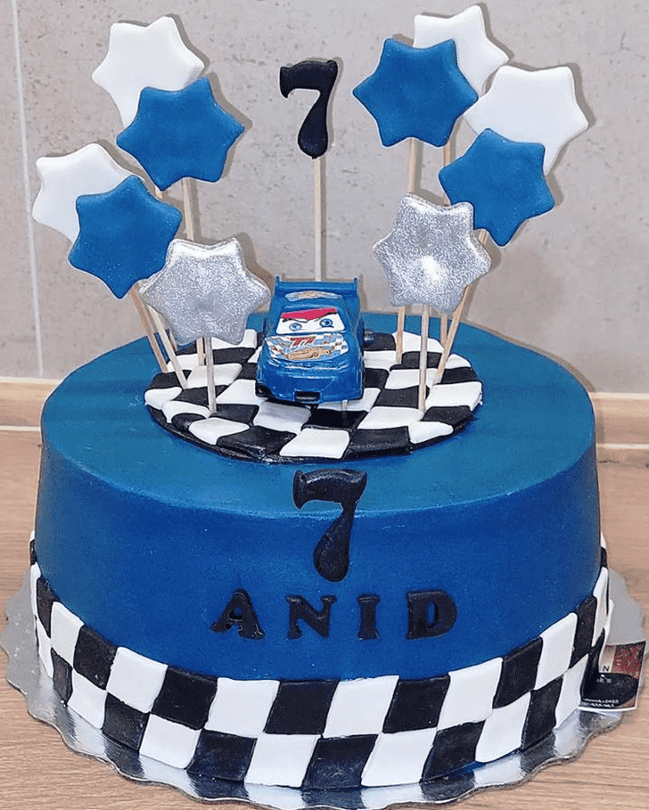 Handsome Blue Cake