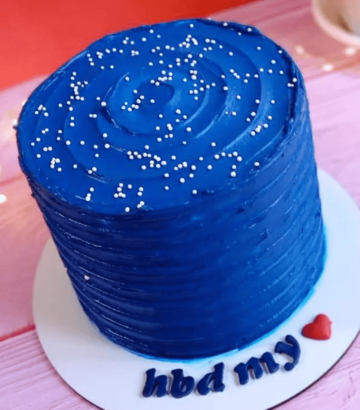 Pretty Blue Cake