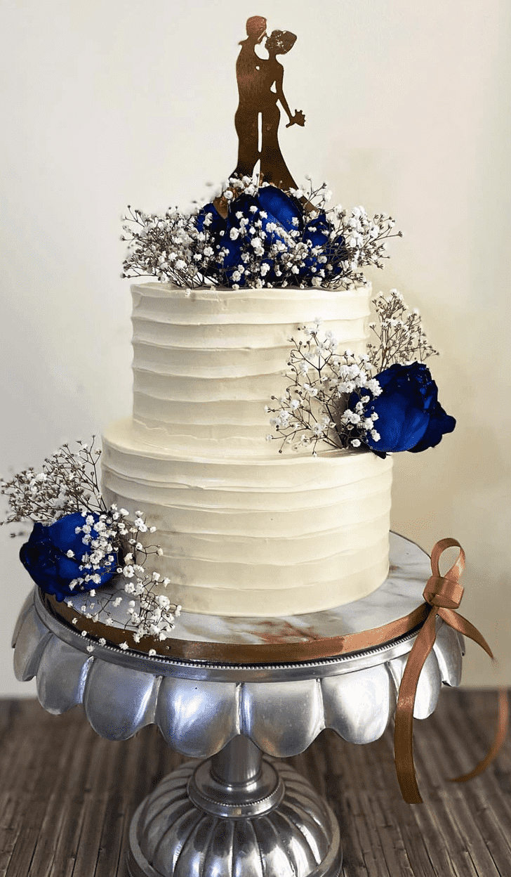 Ideal Blue Rose Cake