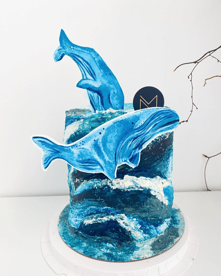 Enthralling Blue Whale Cake