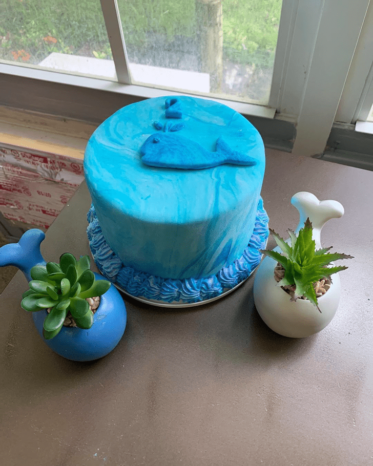 Ideal Blue Whale Cake