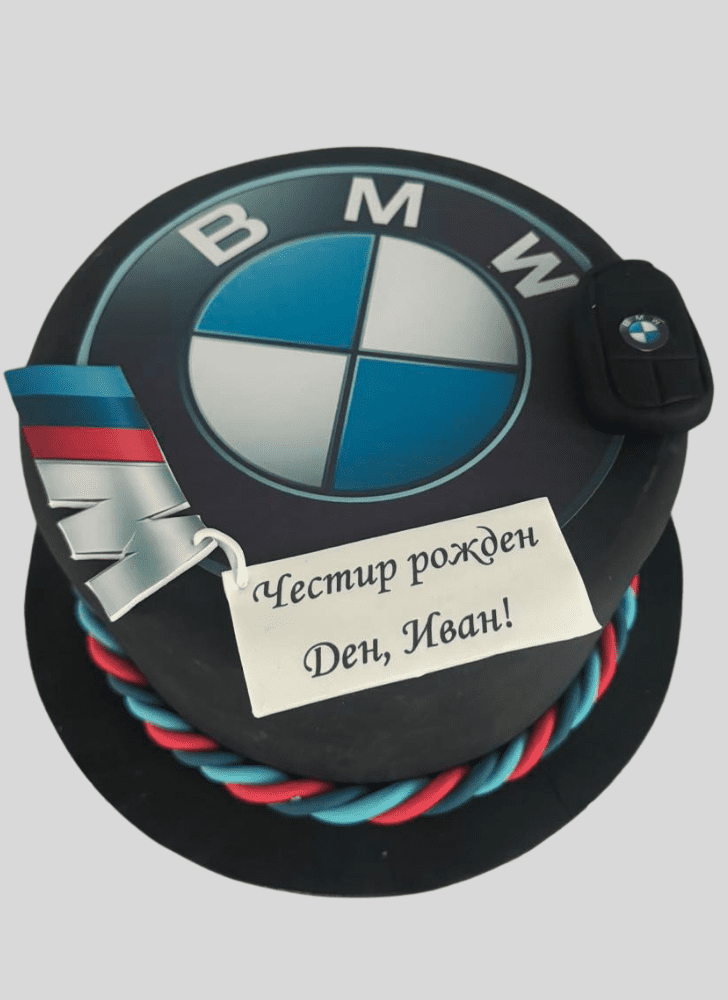 Enthralling BMW Cake