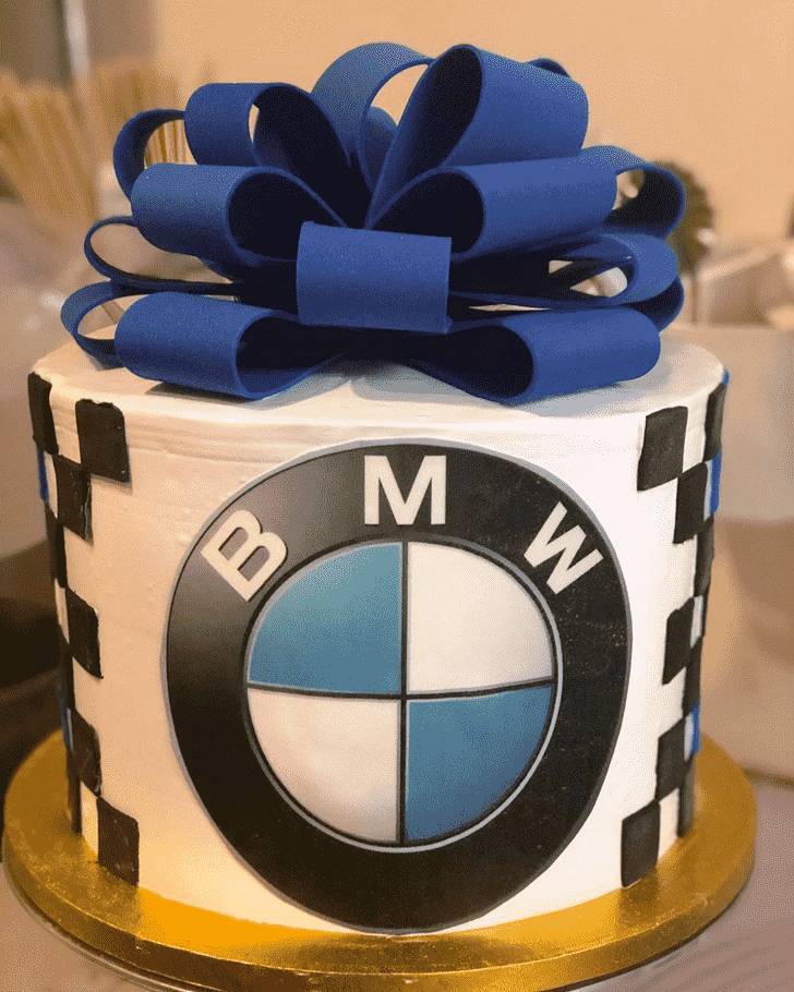 Adorable BMW Cake