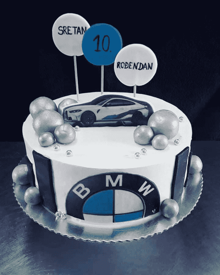 Delicate BMW Cake