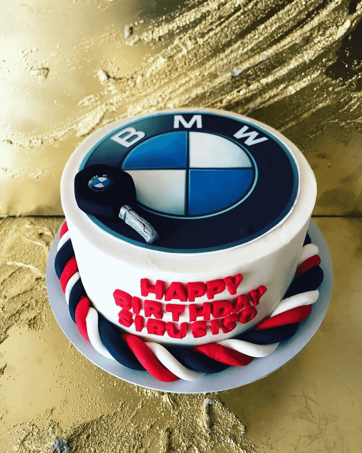 Enticing BMW Cake