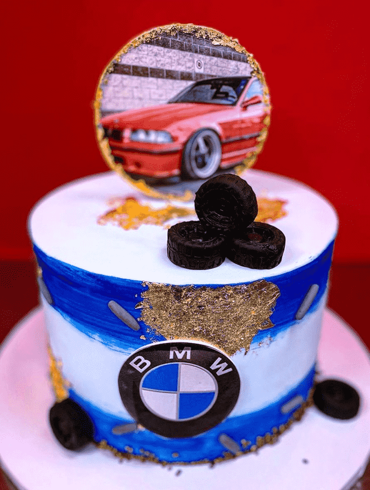 Magnetic BMW Cake
