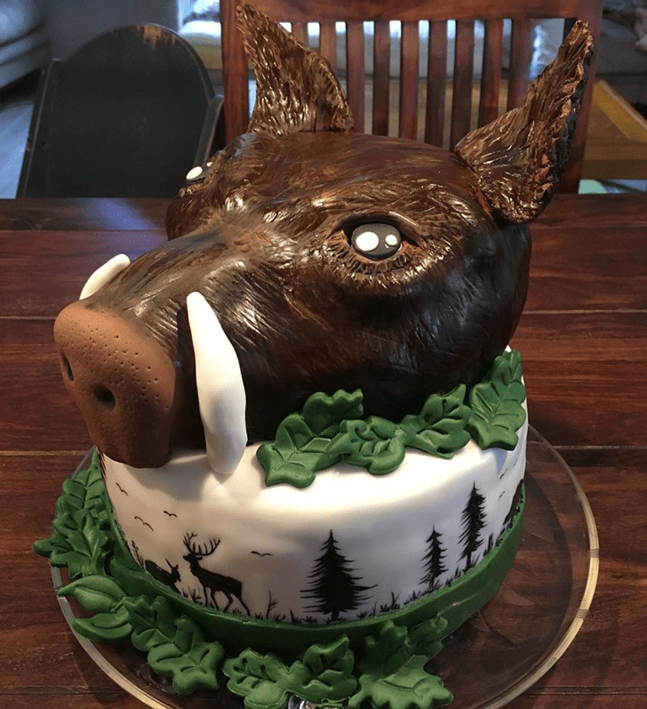 Bewitching Boar Cake