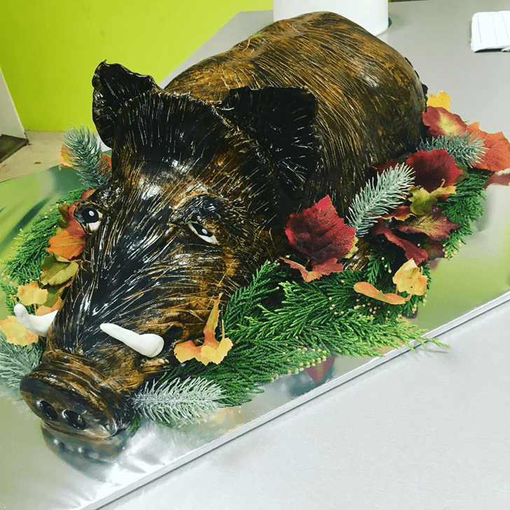 Handsome Boar Cake
