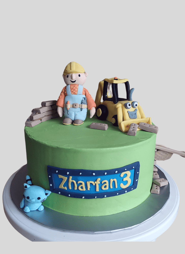 Charming Bob The Builder Cake