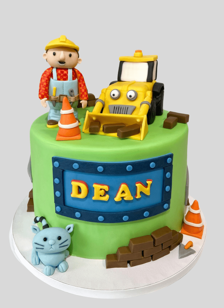 Classy Bob The Builder Cake