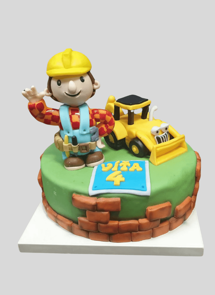 Elegant Bob The Builder Cake