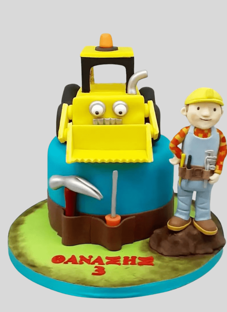 Magnetic Bob The Builder Cake