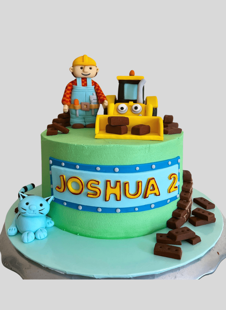 Mesmeric Bob The Builder Cake