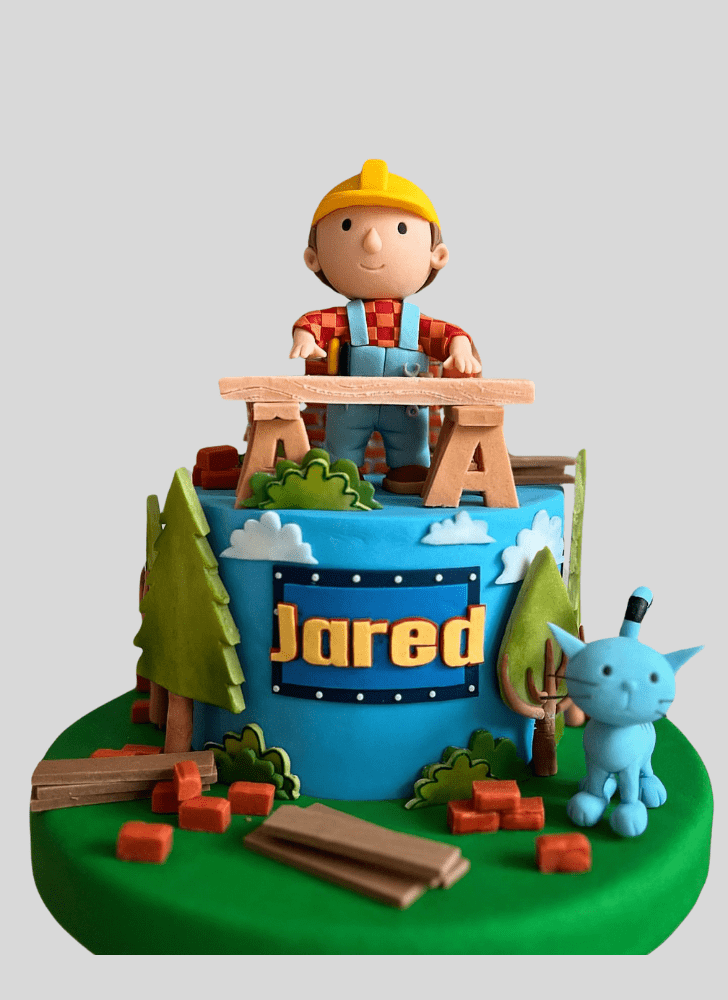 Slightly Bob The Builder Cake