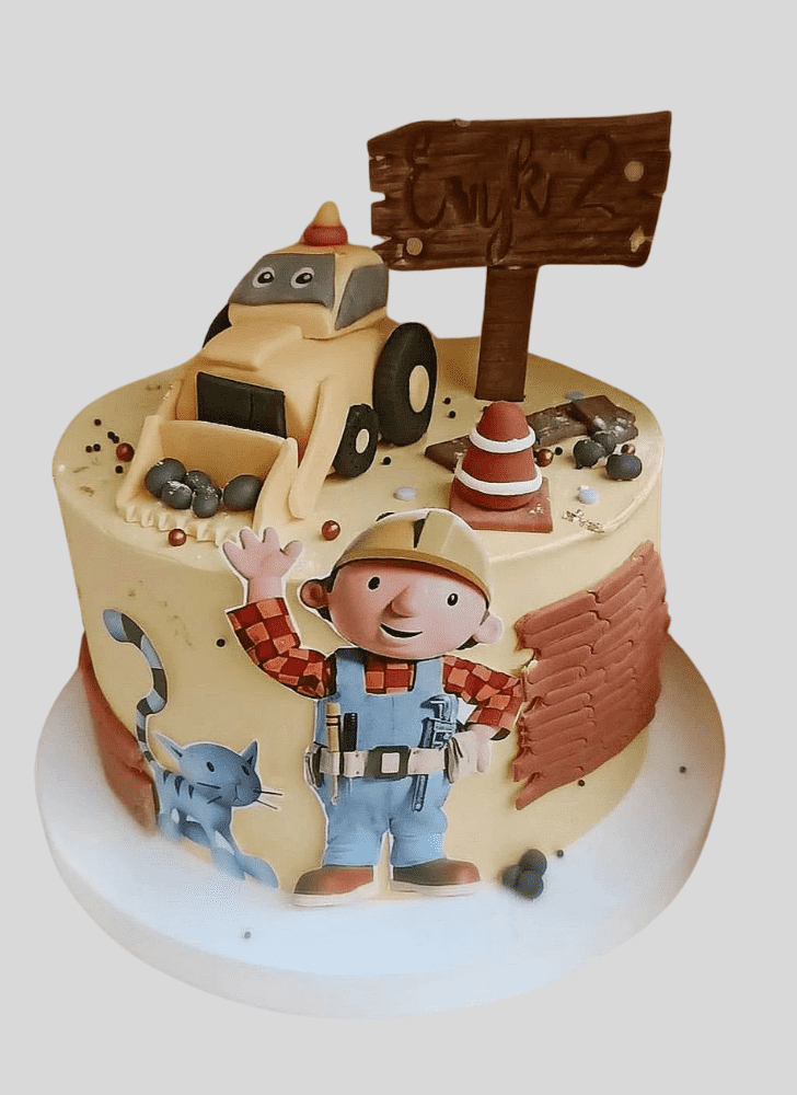 Wonderful Bob The Builder Cake Design