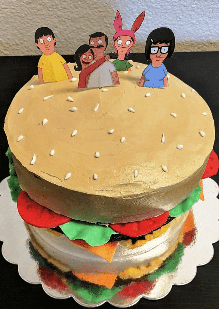 Appealing Bob's Burgers Cake