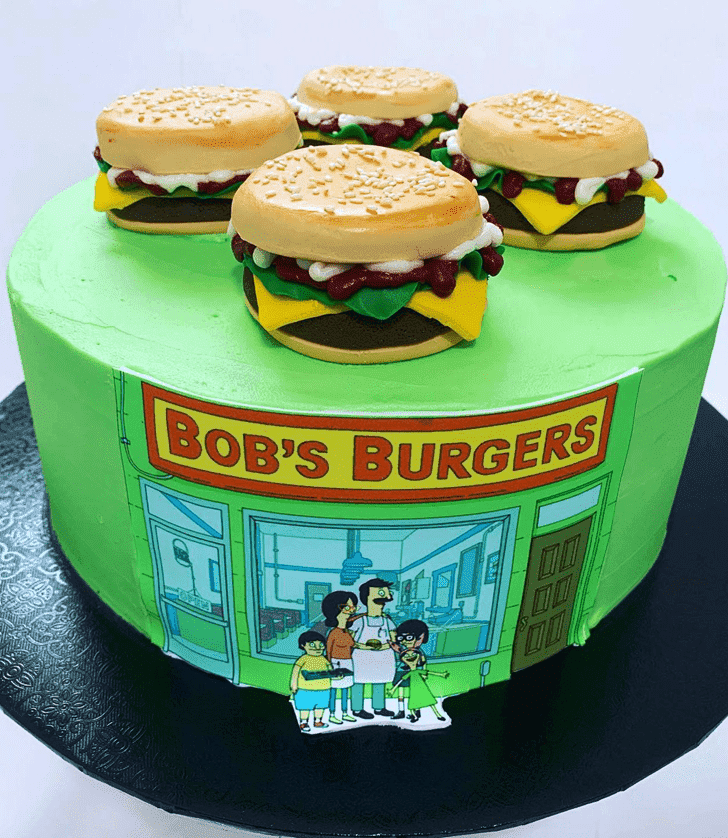 Elegant Bob's Burgers Cake
