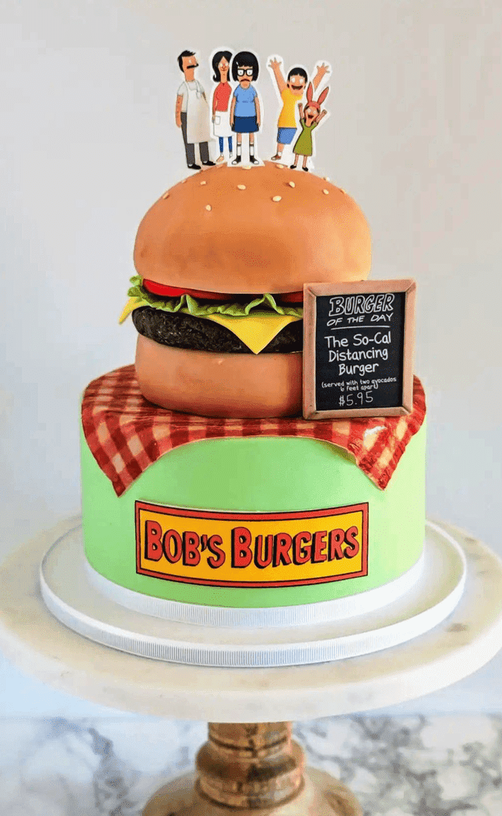Marvelous Bob's Burgers Cake