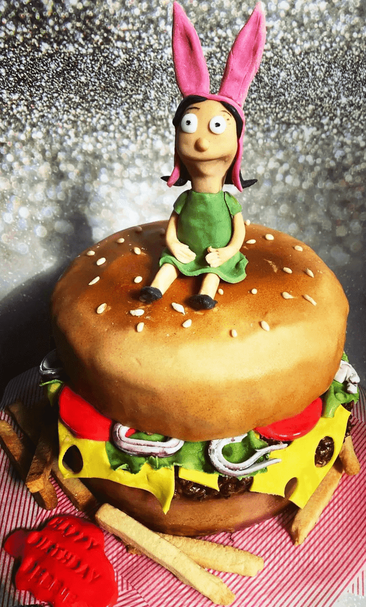 Shapely Bob's Burgers Cake