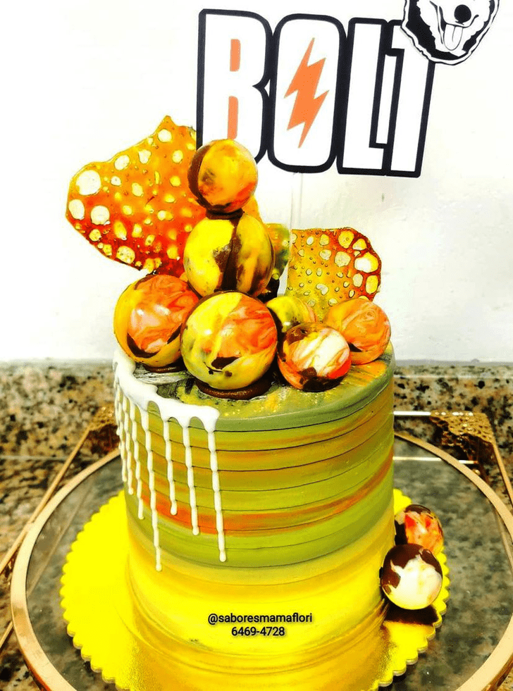Delicate Bolt Movie Cake
