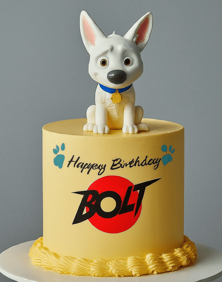 Exquisite Bolt Movie Cake
