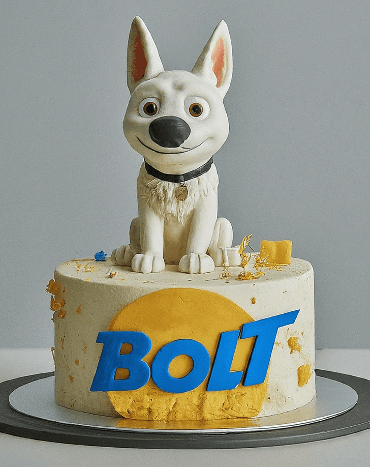 Fine Bolt Movie Cake