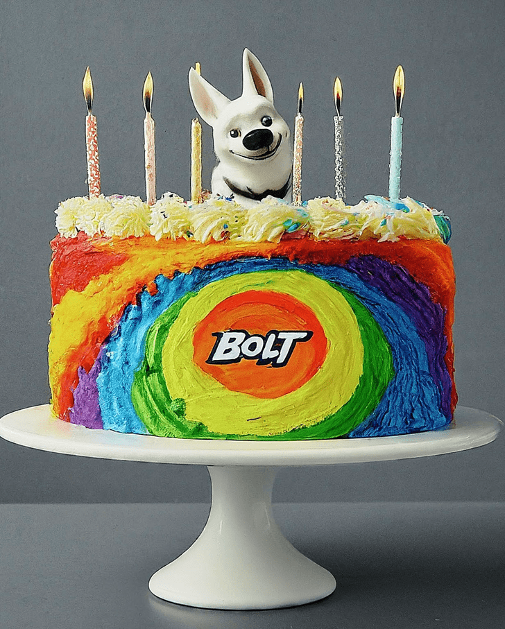 Gorgeous Bolt Movie Cake